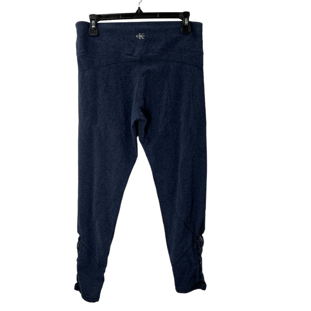 CALVIN KLEIN Leggings Criss Cross Calf SZ Medium